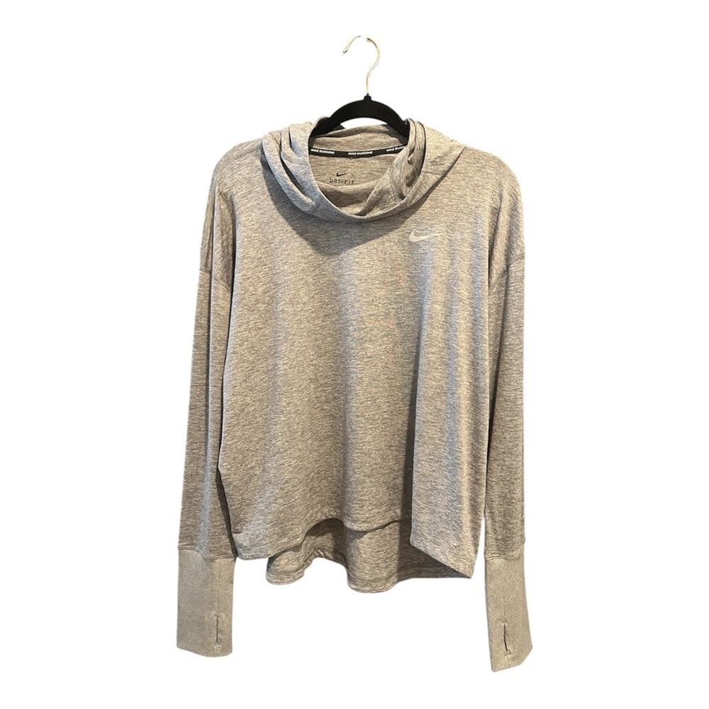 Nike Women’s Heather Gray Cowl Neck Lightweight Pullover